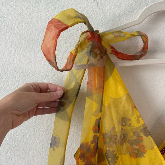 STAUD Dandelion Dress in California Poppy Goldie SZ US 14 - Picture 8 of 11